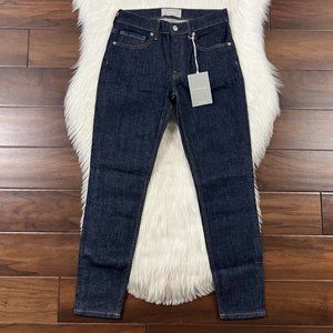 Everlane Size 26 Dark Wash Mid Rise Skinny Ankle Denim Jeans‎